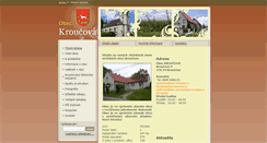 Desktop Screenshot of obec-kroucova.cz