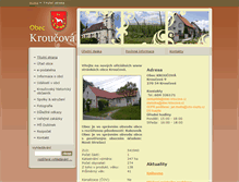 Tablet Screenshot of obec-kroucova.cz